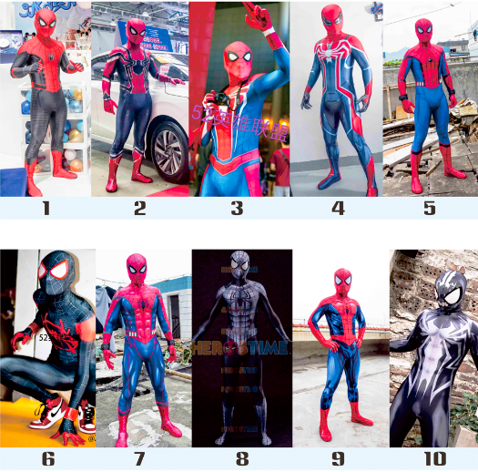 蜘蛛俠cosplay戰衣舞台表演服(Spider Man Cosplay Costume)