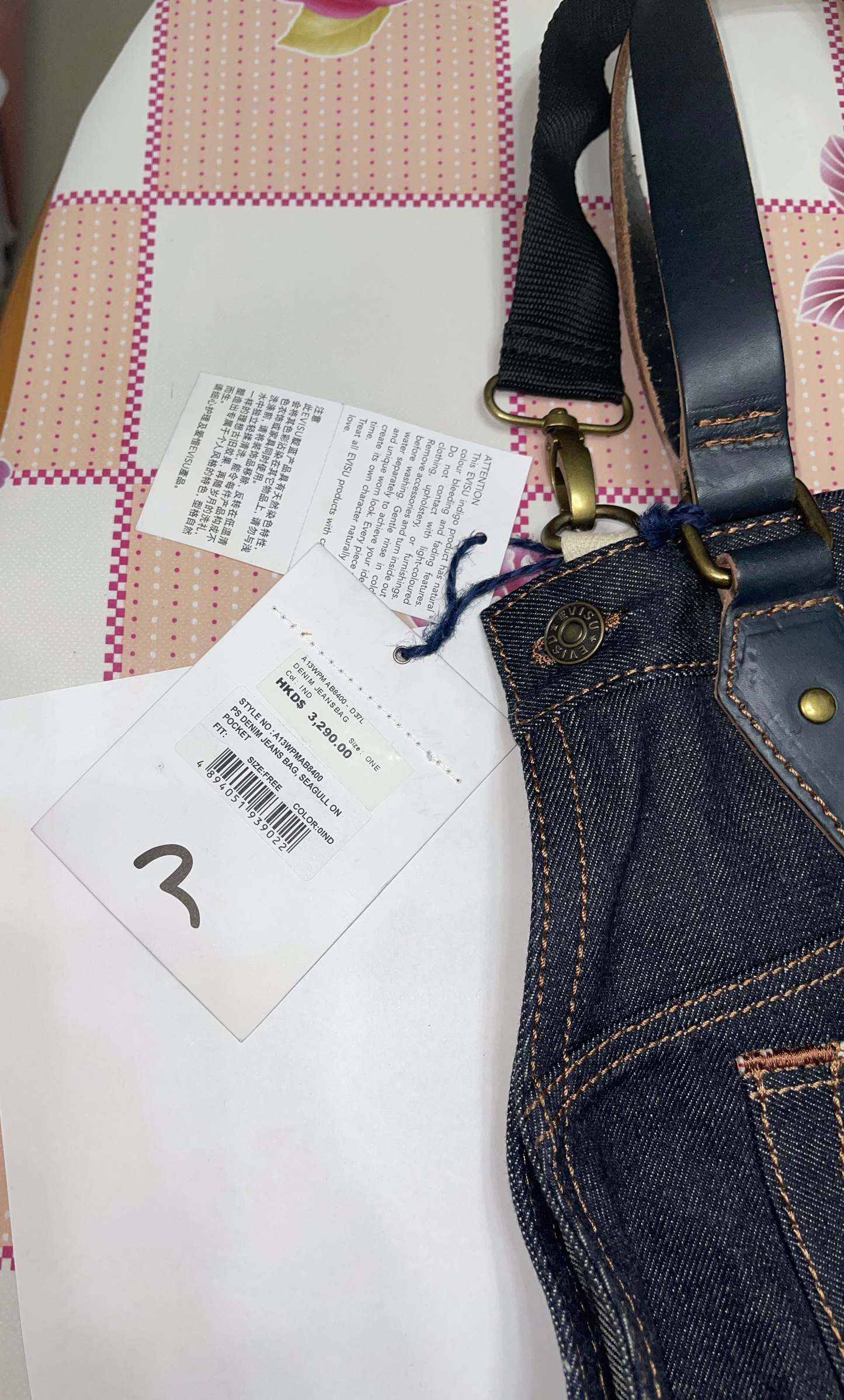 袋(PS DENIM JEANS BAG,SEAGULL ON POCKET)