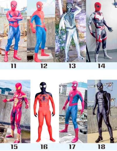 蜘蛛俠cosplay戰衣舞台表演服(Spider Man Cosplay Costume)