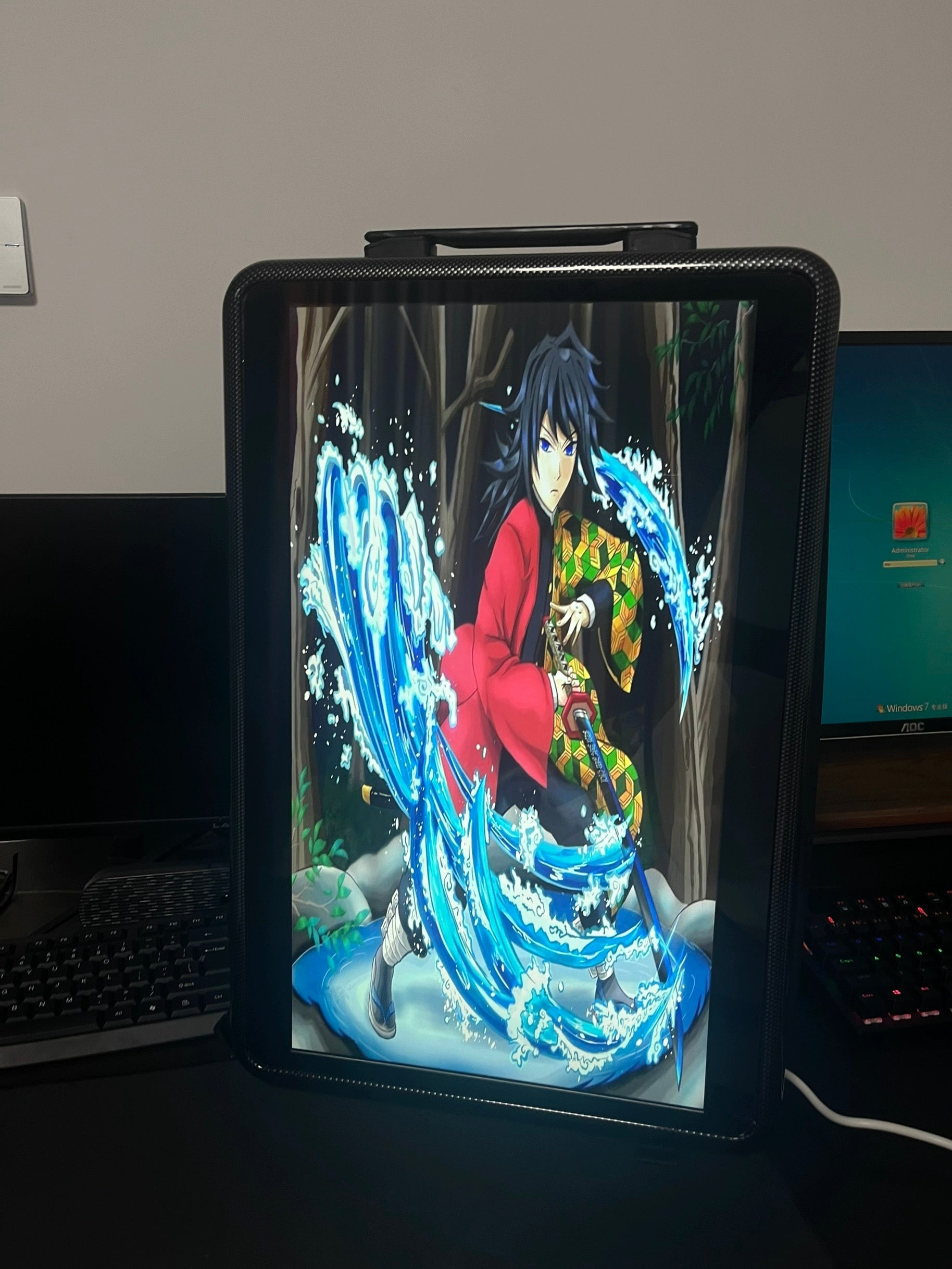 LCD背包/3D裸眼背包/背包專屬圓頭充電寶 (LCD Bag/3D LED Fan Hologram Backpack/Round Tip ...
