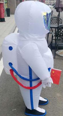 充氣太空宇航員卡通人偶道具舞台表演服(Astronaut Cosplay Costume)