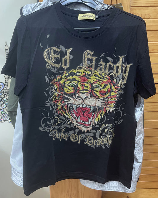 Ed Hardy 閃鑽虎頭上衣 (Ed Hardy Rhinestone Tiger T-Shirt)